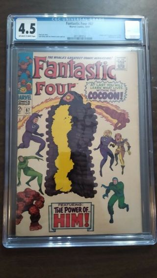 Fantastic Four 67 Oct 67 Marvel Cgc 4.  5 First Appearance Of Him (adam Warlock)