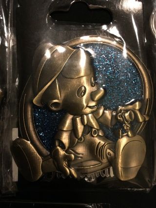 Disney Pin Wdi Imagineering Bronze Statue Partners Pinocchio Jiminey Le 200 Lg