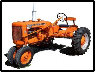 Allis Chalmers Model C Tractor Collectible Metal Sign; Usa Made -