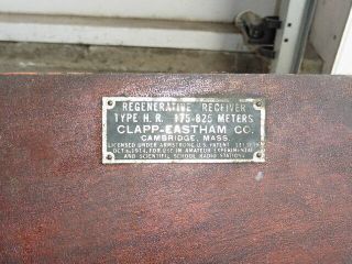 1920s Clapp Eastman Radak Type HR One Tube Battery Op Radio Mahogany Case 2
