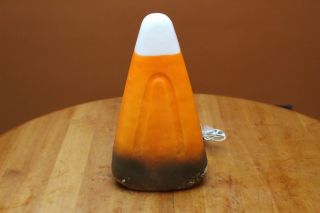Vintage Union Products Lighted Blow Mold Halloween Thanksgiving Candy Corn 1995