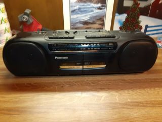Vintage Panasonic Rx - Ft530a Am/fm Stereo Radio Dual Cassette