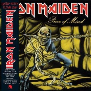 Iron Maiden Piece Of Mind 2012 Emi Ltd Ed Picture Disc