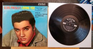Wow 99 Elvis Presley " Loving You " 1962 Japan Stereo Shp - 5085