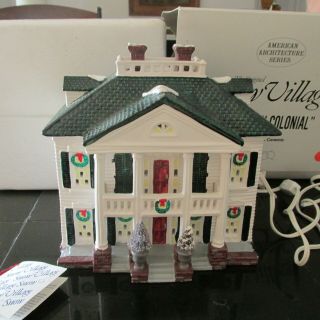 Dept 56 “Southern Colonial” The Snow Village 3