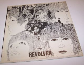 Vintage 1966 The Beatles Revolver Vinyl Record Lp Capitol Records T 2576