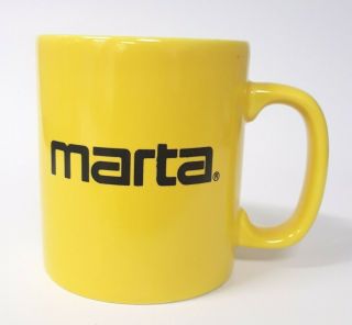 Marta Atlanta Transportation Train Bus Retirees Day 1986 Kiln Craft Coffee Mug