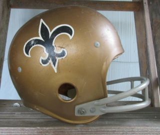 Vintage Orleans Saints Rawlings Football Helmet