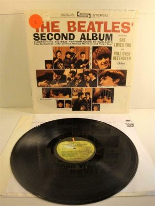 The Beatles,  Second Album,  Vinyl Lp,  Apple,  Exc. ,  Still In Shrink,  John Lennon