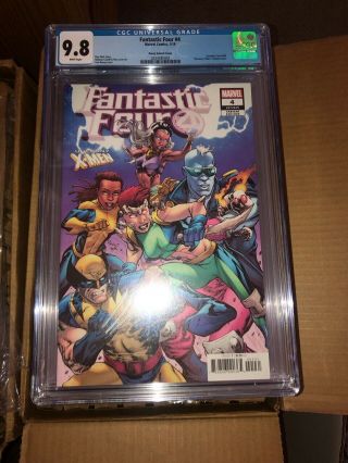 Fantastic Four 4 Cgc 9.  8 Uncanny X - Men Variant Wolverine Storm Tom Raney