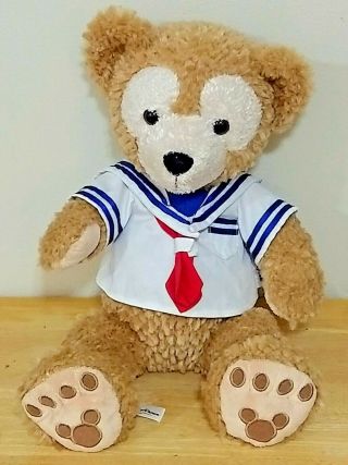 Disney Parks Duffy Plush Teddy Bear Sailor Outfit Stuffed Animal Toy Nautical