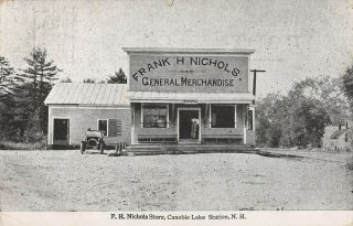 Canobie Lake,  Nh Post Office & F.  H.  Nichols Store,  Car C 1910 - 19