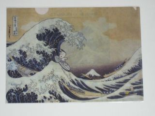 Katsushika Hokusai X Peanuts The Great Wave Off Kanagawa Design Document Folder