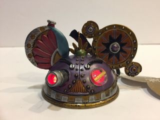 Disney Parks Steampunk Mickey Mouse Limited Edition Light Up Christmas Ornament