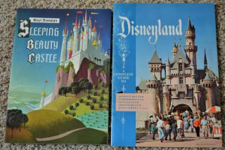 1957 Walt Disney’s Sleeping Beauty Castle Booklet W/ Disneyland Guide