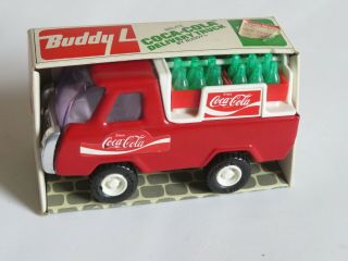 Coca Cola Buddy L Vintage Steel Truck Toy Coke Bottles