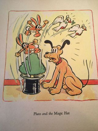 1937 Walt Disney Silly Symphony - Mickey ' s Magic Hat 1077 Book 3