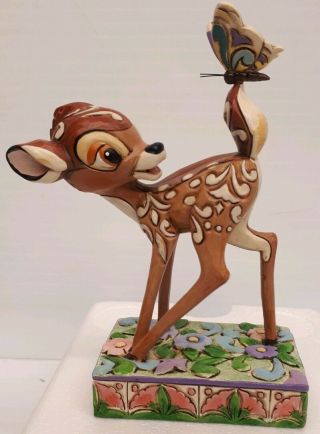 Enesco Jim Shore Wonder Of Spring - Bambi - Showcase Traditions W/ Box 4010026