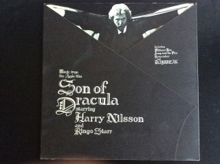 Harry Nilsson Son Of Dracula 1974 Rapple Abl1 - 0220 Double Gatefold Ringo Starr