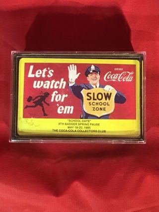 The Coca Cola Collectors Club Let’s Watch For ‘em Playing Cards
