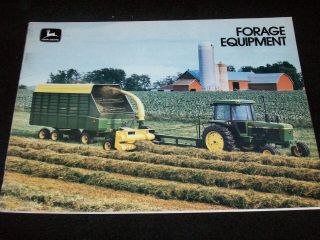 1979 John Deere Forage Equipment Brochure Harvester Wagon Rotary Chopper Blowers
