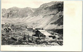 Telluride,  Colorado Postcard " Tomboy Gold Mining Co.  " Mine View Albertype C1910s