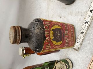 Vintage Oil Can Glass Blackfoot Bottle Advertising Garage Grafix Antique