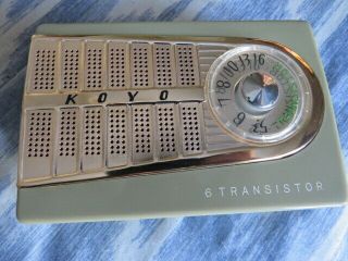 Vintage Koyo 6 Transistor Radio Kr - 6ts1