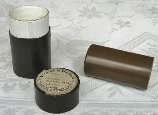 Christmas 1901 Edison Bell Brown Wax Phonograph Cylinder Record Lon.  Reg.  Band