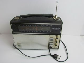 General Electric World Monitor Two Way Power Radio Model P1985a In Cond.