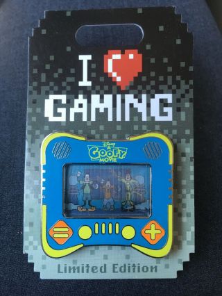 Goofy Movie I Heart Gaming Pin Disney World Le 1500