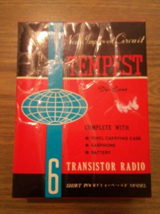 Vintage Tempest 6 Transistor Radio,