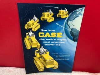 Rare 1967 Case Crawler Tractor Dealer Sales Brochure
