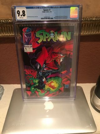 Cgc 9.  8 Spawn 1 (1992) - 1st Appearance Spawn - Todd Mcfarlane - White Pages