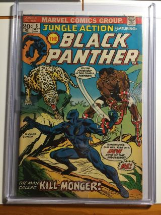 Marvel Comics Jungle Action 6 Black Panther 1st First Killmonger 1973 Wakanda S