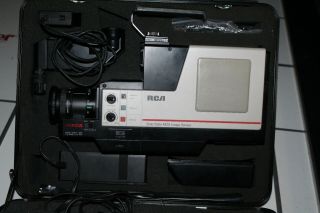 Vintage 80’s Rca Cmr300 Auto Focus Vhs Video Camcorder Rca Access And Hard Case