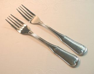 Towle " Breckenridge " 2 Dinner Forks 18/10 Stainless Flatware China