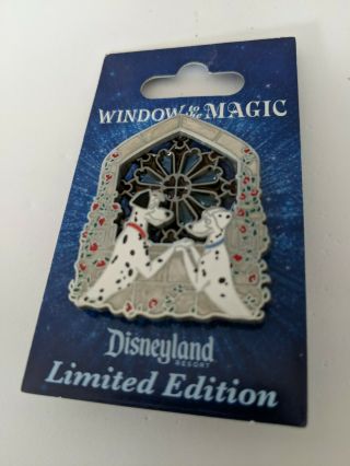 Disney Pin 94850 Dlr Window To The Magic - 101 Dalmatians Pongo Perdita Le1000