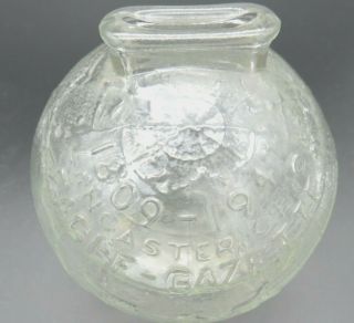 Vintage Molded Glass Globe/world/earth Coin Savings Bank