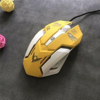 Overwatch Mercy Mouse Angela Ziegler Usb Mouse Light Laptop Computer Wired Mouse