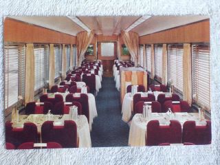 Southern Pacific Railroad Shasta Daylight Dining Car Interior/advertising Pc