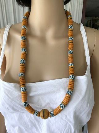Vintage Primitive Handmade African Tribal Ethnic Necklace & Bracelet Men Women