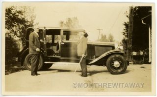 1930 Photo Maryland Md Baltimore Double Exposure Trick John Kelly Automobile