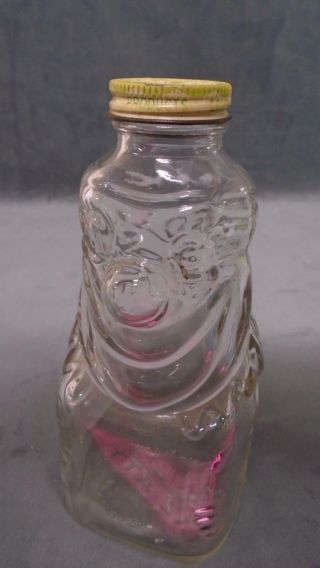 Vintage Glass Bank,  GRAPETTE CLOWN camden,  ark glass bottle 2