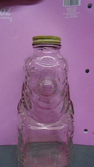 Vintage Glass Bank,  GRAPETTE CLOWN camden,  ark glass bottle 3