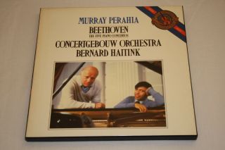 Perahia,  Haitink: Beethoven 5 Piano Concertos Cbs Digital M3x 44575 3lp Box