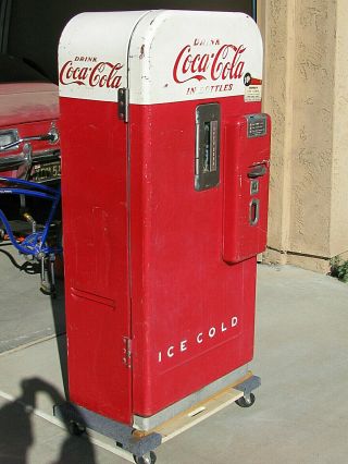 Vintage Coca - Cola Unrestored Vendo 39 Coke Machine 2