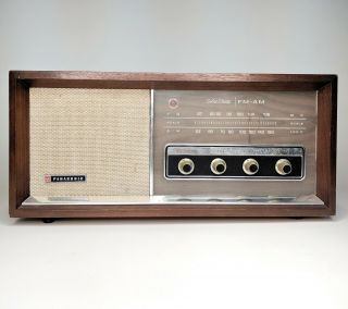 Vintage Panasonic Model Re - 756 Am/fm 10 Transister Solid State Radio -