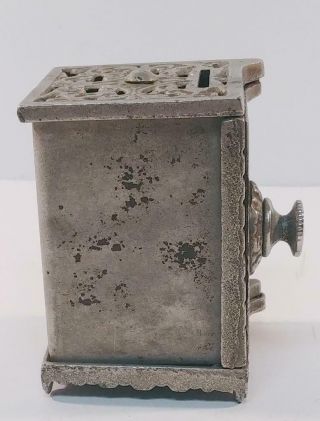 Antique Kenton Brand Union Safe Cast Iron Bank w/ Combination Lock 2