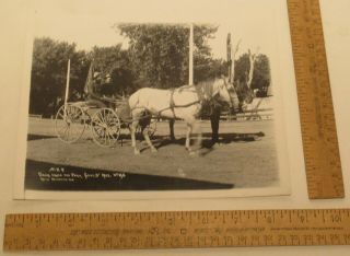 Sept 1902 - Back From The Park - Mrp - Reprint Photo - Two Horse Drawn Buggy